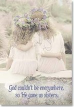 God Gave Us Sisters Flex Magnet by Leanin&#39; Tree - £6.29 GBP