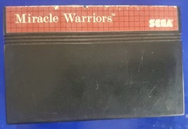 Sega Master System - Miracle Warriors (Sega, 1988) Tested/Works! - $22.30