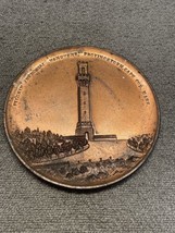 Pilgrim Monument Memorial Lucky Penny Paperweight KG Souvenir Travel  - $19.80