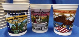 Assorted New Mardi Gras Plastic Cups - approx 12 oz &amp; 18 oz - 138ct/50 cents ea. - £51.74 GBP