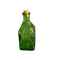 Chief Wahoo Electric Tonic Green Glass Cathedral Bottle 3&quot; Walbridge Vin... - £11.59 GBP