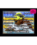 Inspirational Swimmer Confidence Poster Print Swimming Motivation Wall A... - $31.54 CAD+
