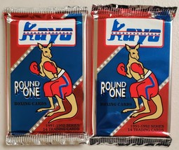 Kayo Round One Boxing Cards Autographs Lot of 2 (Two) Sealed &amp; Unopened Packs-** - £12.44 GBP