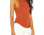 FREE PEOPLE We The Free Donne Top In Pizzo Dale Marrone Taglia XS OB980491 - $31.25