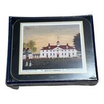 Vintage American Pennyroyal Mount Vernon Coasters by Design Imports Internationa - $298.45 MXN