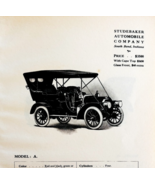 1908 Studebaker Auto Co Model A Print Catalog Advertisement Automobilia ... - $730.94 MXN