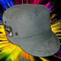 Cloth Patrol Cap Brown Three Stars with Military Patch Hat Short Bill - £7.02 GBP