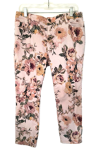 Buffalo David Bitton Jeans Women&#39;s Size 14/34 Dusty Rose Floral Blended ... - $21.78