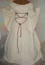 NEW RENAISSANCE FANTASY IVORY CREAM CHEMISE PUFF SHOULDER &amp; LONG SLEEVE ... - $80.00