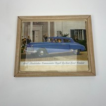Vintage 1947 Studebaker Commander Regal De Lux Picture in Frame - $15.85