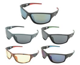 12 PAIR DELUXE X RACER XX16 SUNGLASSES wrap SUN305 wholesale glasses men... - $35.10