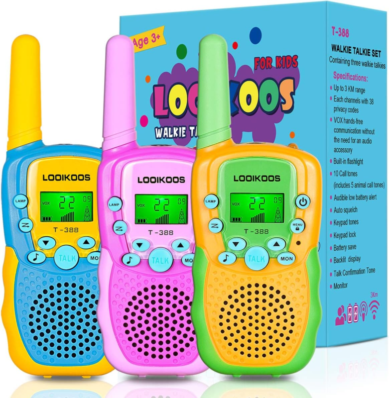 Primary image for Walkie Talkies for Kids, 3 Kms Long Range Children Walky Talky Handheld Radio Ki
