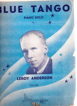 Blue Tango Piano Solo Leroy Anderson - $7.00