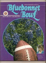1986 Bluebonnet Bowl Game program Baylor Colorado - £49.35 GBP
