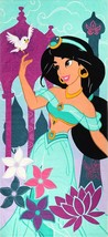 Disney&#39;s Aladdin Princess Jasmine Kids&#39; Beach Towel measures 28 x 58 inches - $16.78