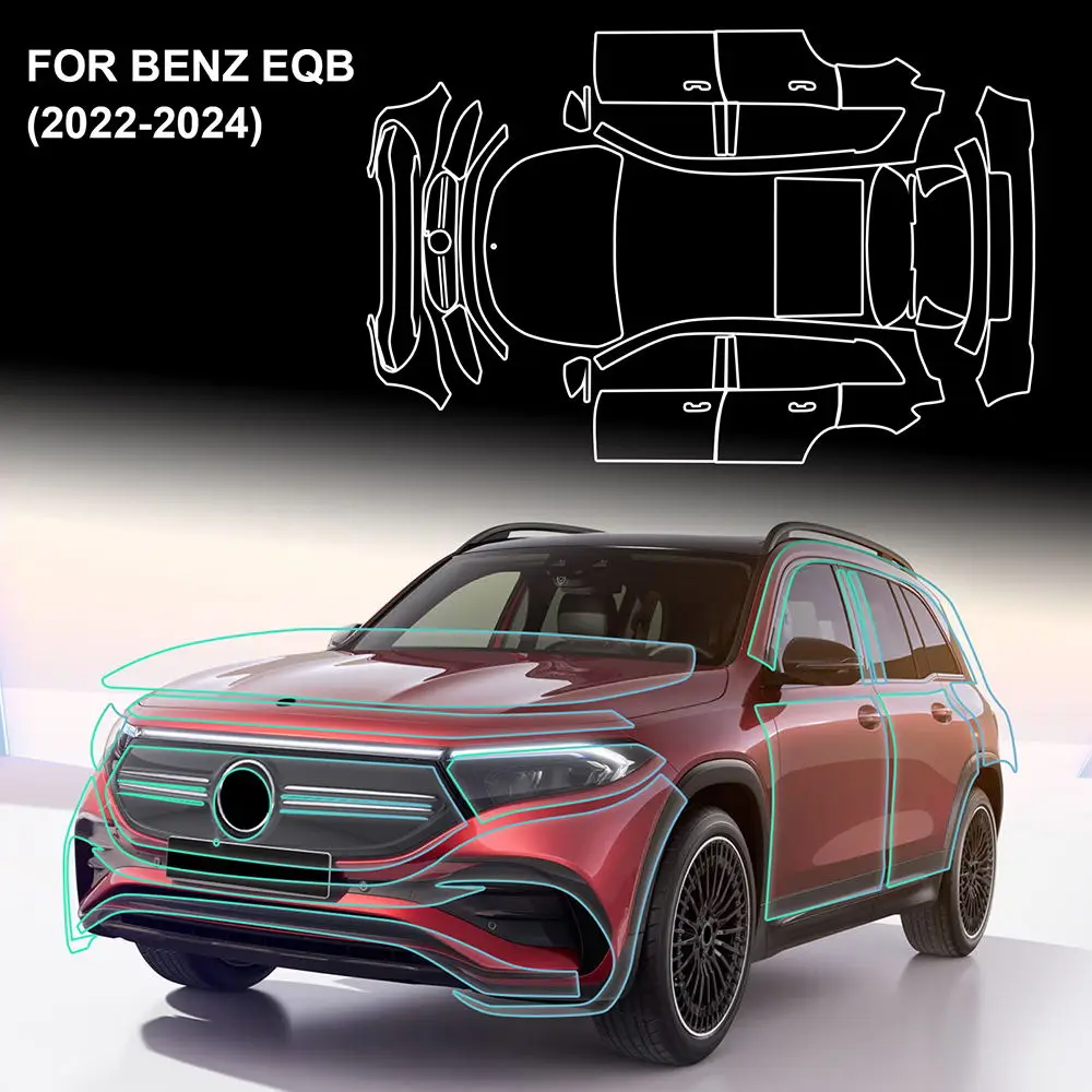 KUNGKIC for Mercedes-Benz EQS 2022 2023 2024 Paint Protection Film PPF TPU - £130.99 GBP+