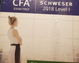 SCHWESER 2018 LEVEL 1 CFA EXAM PREP: NEW AND FACTORY SEALED - $24.30
