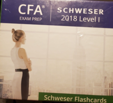 Schweser 2018 Level 1 Cfa Exam Prep: New And Factory Sealed - £19.25 GBP
