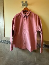 DICKIES Dusty Pink Corduroy Cotton Blend Shirt Jacket Shacket SZ M NWOT - $68.31