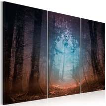 Tiptophomedecor Stretched Canvas Landscape Art - Edge Of The Forest 3 Piece - St - £63.94 GBP+