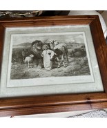 William Strutt Pinx “Peace” Framed Hanfstaengl Antique Lithograph Hand C... - £129.10 GBP