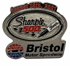 2001 Sharpie 500 Bristol Tennessee Race Car NASCAR Racing Lapel Hat Pin - £6.27 GBP