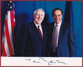 Bob Dole &amp; William &quot;Bill&quot; W. Trent - Authentic Signed Autograph 8x10 Photo - £15.47 GBP