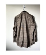 Jos. A. Bank Traveler’s Collection Brown Tartan Shirt Men’s M 100% Cotto... - $33.00