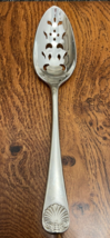 Kirk Stieff Williamsburg Royal Shell Stainless Pierced Serving Spoon - $33.85