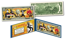 JAILHOUSE ROCK ELVIS PRESLEY Genuine Legal Tender $2 Bill - Officially L... - £11.14 GBP