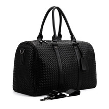  Spring Style Neutral Travel Bag Portable Large Bag Solid Color Shoulder HanWove - £63.03 GBP