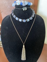 Blue And Gray Fashion Jewelry Bundle - $44.54