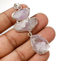 African Amethyst Rough Gemstone Handmade Fashion Pendant Jewelry 2.60&quot; SA 9907 - £4.78 GBP