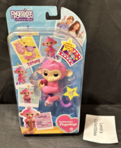 Fingerlings Tiffany Pink with white hair Baby monkey interactive action ... - £30.50 GBP