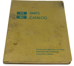 VTG Bucyrus Erie Parts Catalog 38B Manual Book Crane Dragline Clamshell ... - $463.05 MXN