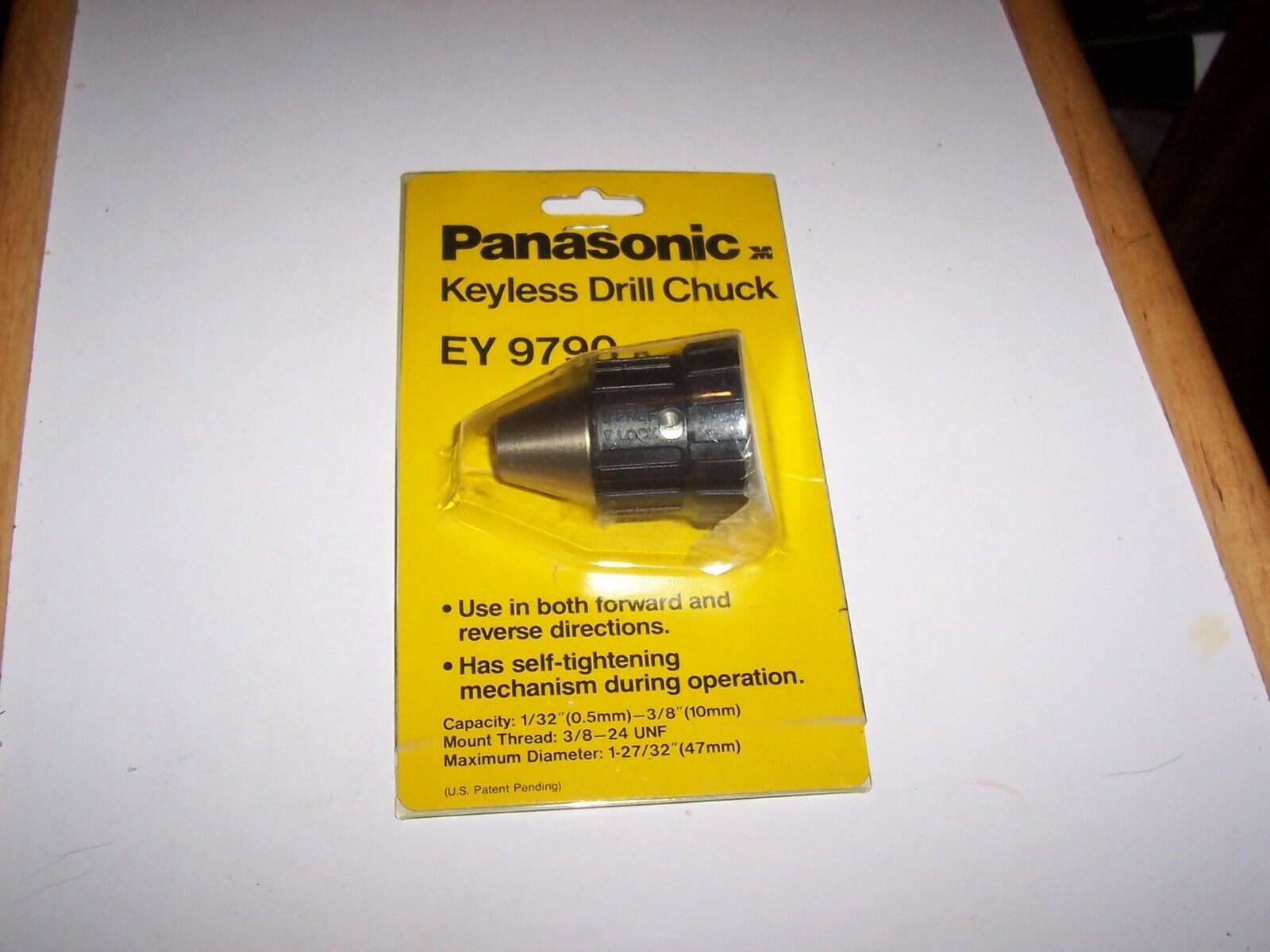 Panasonic EY9790B Keyless Drill Chuck  1/32&quot; to 3/8&quot; capacity  3/8&quot; 24UN... - $24.74