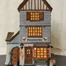 Dept 56 Poulterer Dickens Village Lighted Christmas Decoration from 1988 - £31.19 GBP