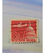 US Stamp US Air Mail 8c Used C64 - $1.35 CAD
