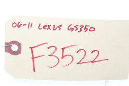 07-11 LEXUS GS350 GS450h Front Left Driver Side Seat Memory Switch F3522 image 11