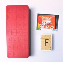 Scrabble Slam Card Game Travel Sized With Card Sorting Box By Parker Brothers - £5.59 GBP