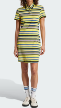 adidas Originals Striped Towel Dress Women&#39;s Lifestyle One Piece AsiaFit... - $110.61
