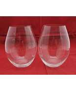 Riedel Crystal Glass Stemless Wine Glass 12.0cm 4.75&quot; Tall Etched Clear ... - £31.55 GBP