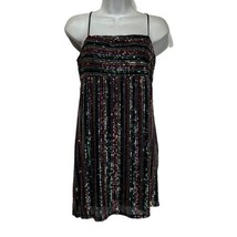 rowa rainbow sequins mini dress Size M - £15.81 GBP