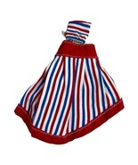 Vintage 1960s Mod Era Barbie Red White Blue Striped Top And Skirt 4th of... - £25.86 GBP