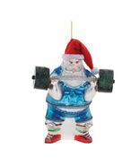 Weight Lifter Santa Ornaments Set of 6 - 829143 - €84,74 EUR