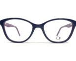 Op Ocean Pacific Eyeglasses Frames KUTA BEACH Blue Laminate Purple 50-17... - $46.59