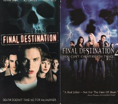 FINAL DESTINATION 1 &amp; 2 (vhs) premonition messes up Death&#39;s design - £11.84 GBP