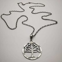 Vintage, Rare Women's Pendant, Chain, 925 Sterling Silver "Tree of Life"... - $150.00