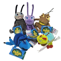 Disney Store A Bugs Life Lot Of 5 B EAN Bag Stuffed Animal Plush New W Tag Dot - £36.61 GBP