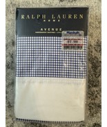 Ralph Lauren Home Butler Check 2 Standard Pillowcases Haberdashery Blue ... - £31.06 GBP